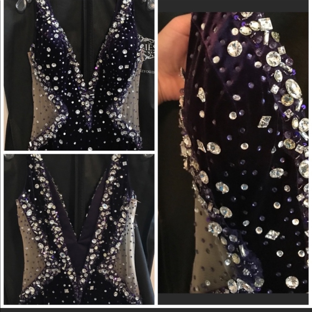 Perfect condition velvet evening gown